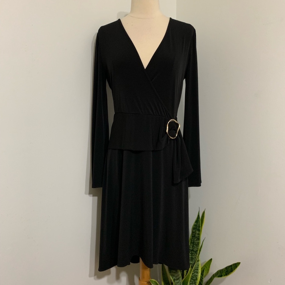 NWT Calvin Klein Black Dress Sz 4 WitchyCore/ Goth